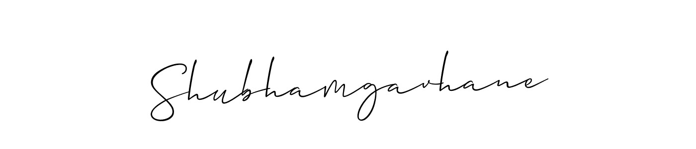 Design your own signature with our free online signature maker. With this signature software, you can create a handwritten (Allison_Script) signature for name Shubhamgavhane. Shubhamgavhane signature style 2 images and pictures png