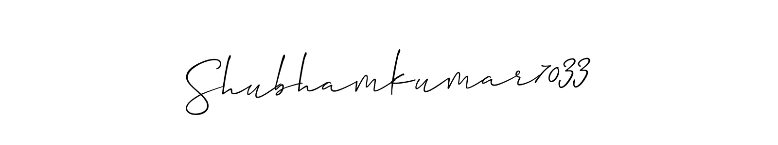 Make a beautiful signature design for name Shubhamkumar7033. Use this online signature maker to create a handwritten signature for free. Shubhamkumar7033 signature style 2 images and pictures png