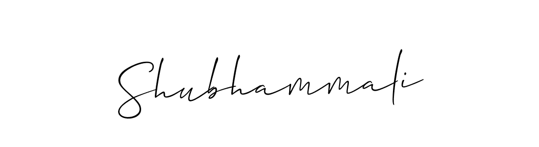 Create a beautiful signature design for name Shubhammali. With this signature (Allison_Script) fonts, you can make a handwritten signature for free. Shubhammali signature style 2 images and pictures png