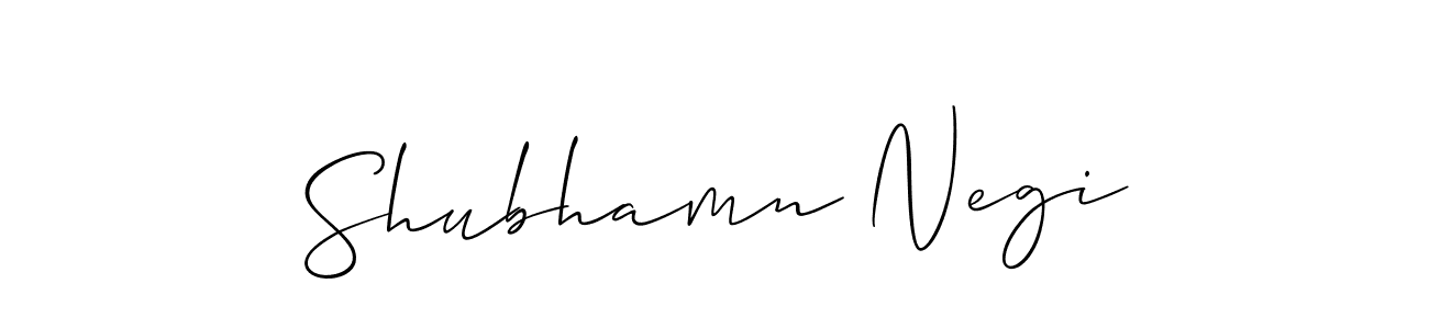 This is the best signature style for the Shubhamn Negi name. Also you like these signature font (Allison_Script). Mix name signature. Shubhamn Negi signature style 2 images and pictures png