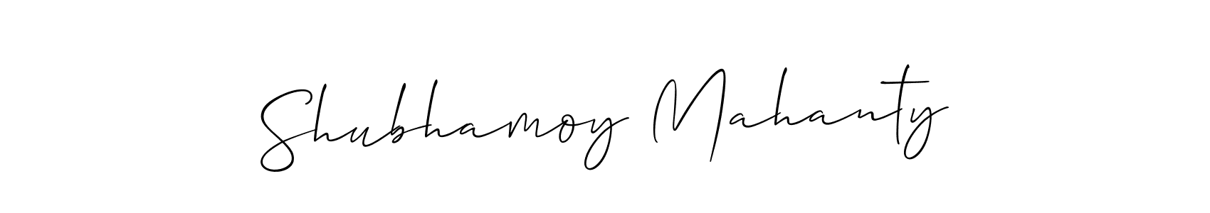 Shubhamoy Mahanty stylish signature style. Best Handwritten Sign (Allison_Script) for my name. Handwritten Signature Collection Ideas for my name Shubhamoy Mahanty. Shubhamoy Mahanty signature style 2 images and pictures png