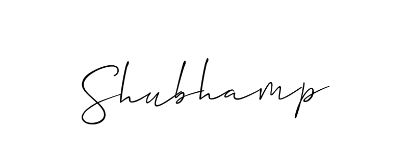 Make a beautiful signature design for name Shubhamp. Use this online signature maker to create a handwritten signature for free. Shubhamp signature style 2 images and pictures png