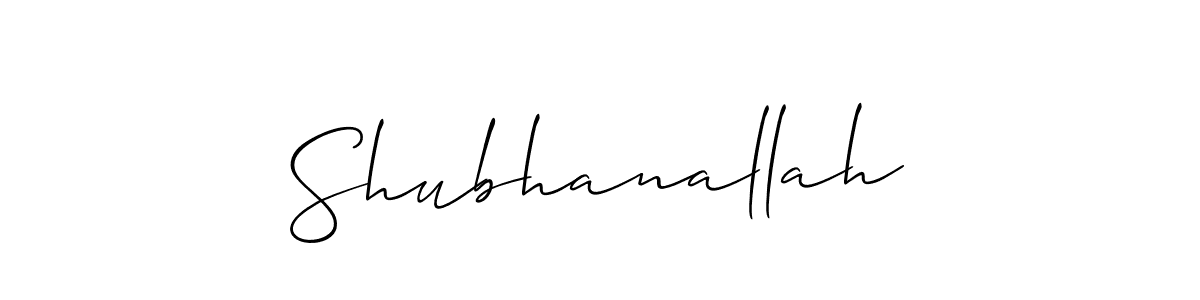 Make a short Shubhanallah signature style. Manage your documents anywhere anytime using Allison_Script. Create and add eSignatures, submit forms, share and send files easily. Shubhanallah signature style 2 images and pictures png