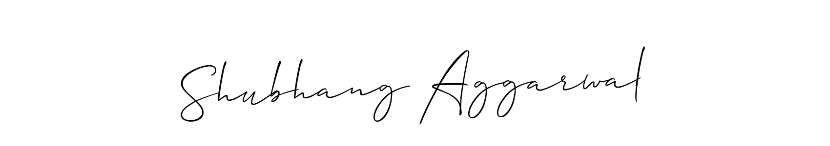 Make a beautiful signature design for name Shubhang Aggarwal. Use this online signature maker to create a handwritten signature for free. Shubhang Aggarwal signature style 2 images and pictures png