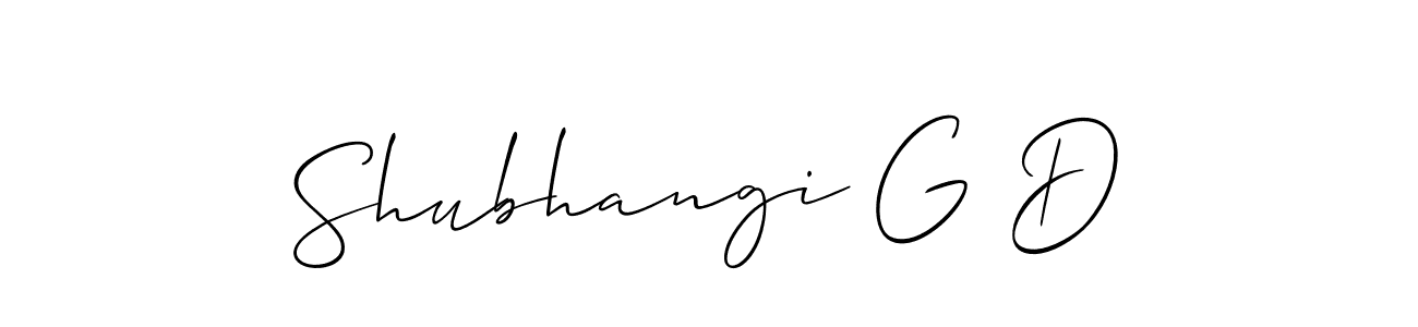 Here are the top 10 professional signature styles for the name Shubhangi G D. These are the best autograph styles you can use for your name. Shubhangi G D signature style 2 images and pictures png