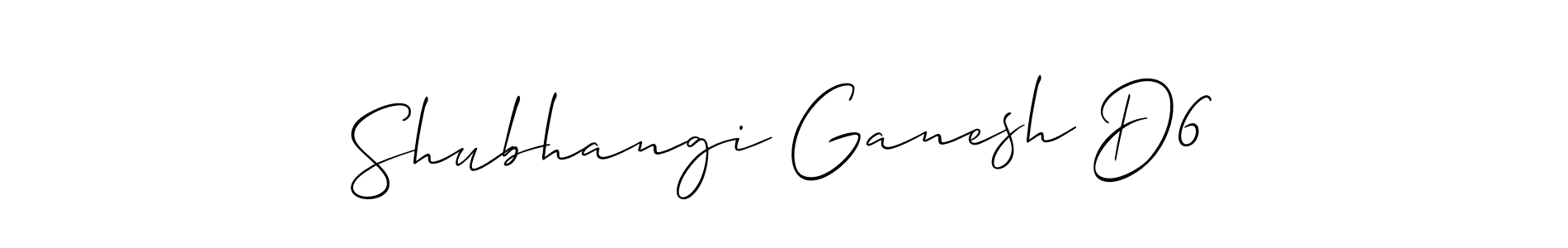 You can use this online signature creator to create a handwritten signature for the name Shubhangi Ganesh D6. This is the best online autograph maker. Shubhangi Ganesh D6 signature style 2 images and pictures png