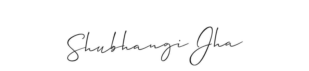 Make a short Shubhangi Jha signature style. Manage your documents anywhere anytime using Allison_Script. Create and add eSignatures, submit forms, share and send files easily. Shubhangi Jha signature style 2 images and pictures png