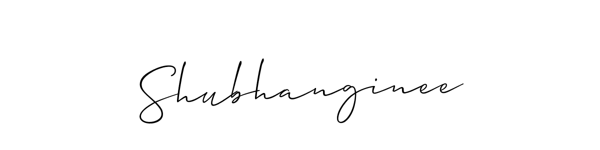 Best and Professional Signature Style for Shubhanginee. Allison_Script Best Signature Style Collection. Shubhanginee signature style 2 images and pictures png