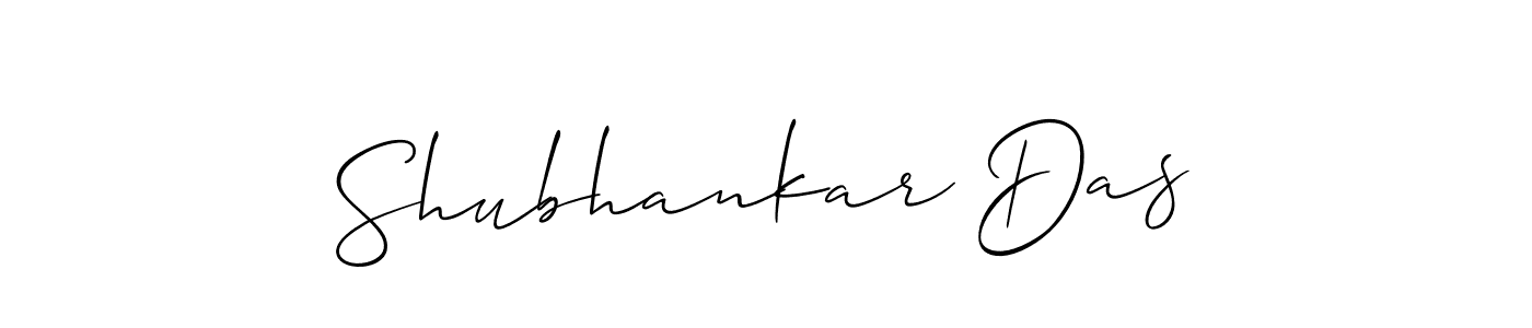 Use a signature maker to create a handwritten signature online. With this signature software, you can design (Allison_Script) your own signature for name Shubhankar Das. Shubhankar Das signature style 2 images and pictures png