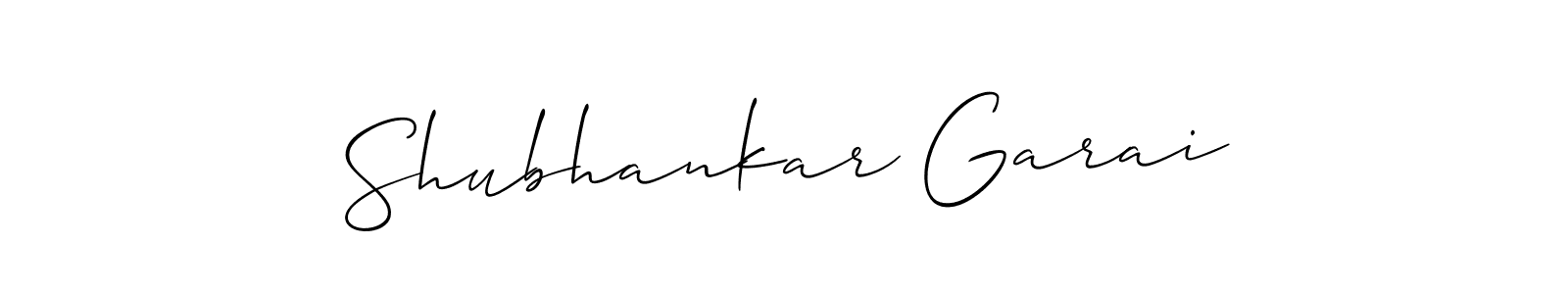 Use a signature maker to create a handwritten signature online. With this signature software, you can design (Allison_Script) your own signature for name Shubhankar Garai. Shubhankar Garai signature style 2 images and pictures png