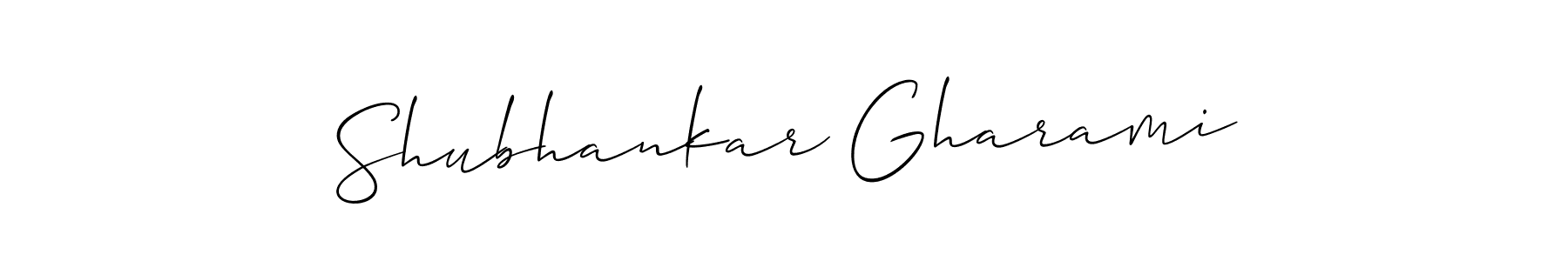 if you are searching for the best signature style for your name Shubhankar Gharami. so please give up your signature search. here we have designed multiple signature styles  using Allison_Script. Shubhankar Gharami signature style 2 images and pictures png