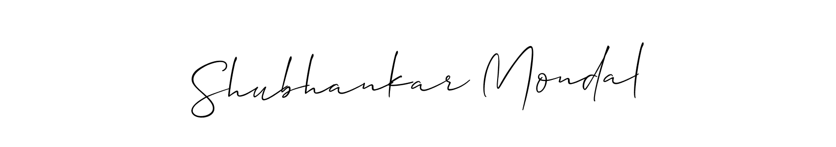 Similarly Allison_Script is the best handwritten signature design. Signature creator online .You can use it as an online autograph creator for name Shubhankar Mondal. Shubhankar Mondal signature style 2 images and pictures png