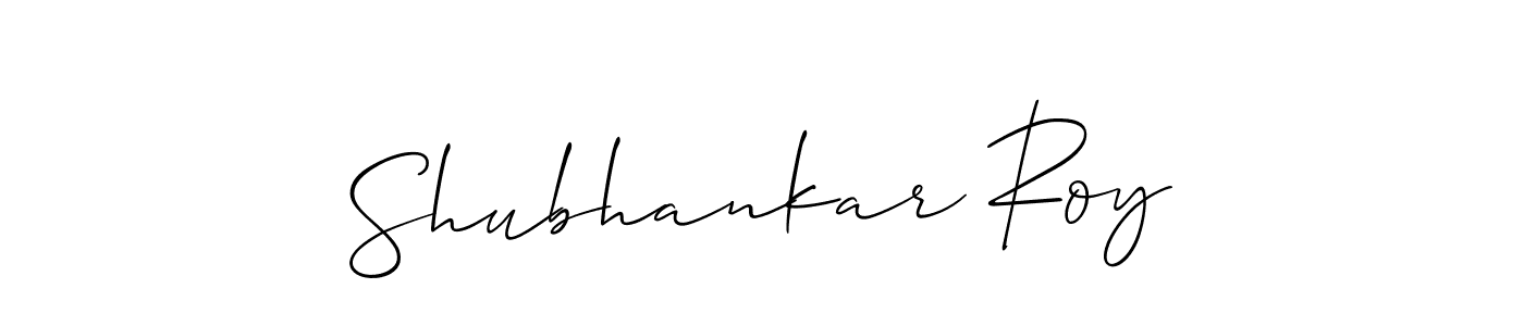 How to make Shubhankar Roy signature? Allison_Script is a professional autograph style. Create handwritten signature for Shubhankar Roy name. Shubhankar Roy signature style 2 images and pictures png