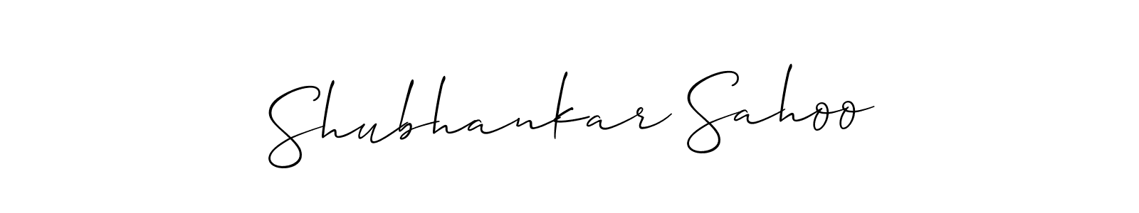 Create a beautiful signature design for name Shubhankar Sahoo. With this signature (Allison_Script) fonts, you can make a handwritten signature for free. Shubhankar Sahoo signature style 2 images and pictures png