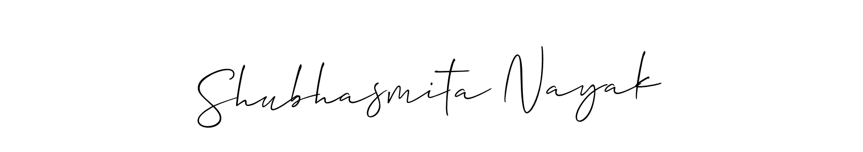 Shubhasmita Nayak stylish signature style. Best Handwritten Sign (Allison_Script) for my name. Handwritten Signature Collection Ideas for my name Shubhasmita Nayak. Shubhasmita Nayak signature style 2 images and pictures png