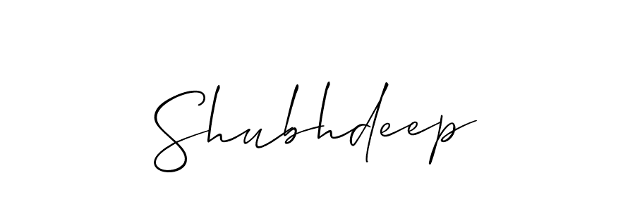 Best and Professional Signature Style for Shubhdeep. Allison_Script Best Signature Style Collection. Shubhdeep signature style 2 images and pictures png