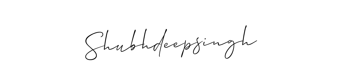 This is the best signature style for the Shubhdeepsingh name. Also you like these signature font (Allison_Script). Mix name signature. Shubhdeepsingh signature style 2 images and pictures png
