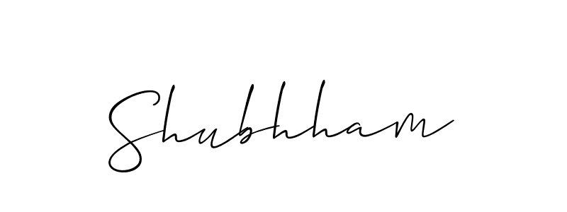 How to Draw Shubhham signature style? Allison_Script is a latest design signature styles for name Shubhham. Shubhham signature style 2 images and pictures png