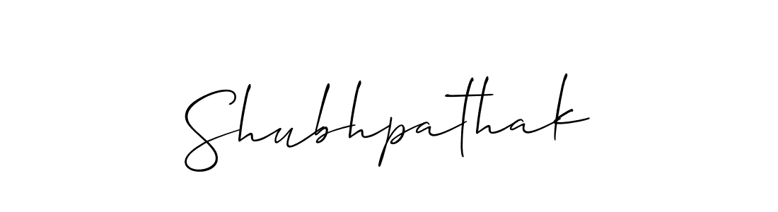 Make a beautiful signature design for name Shubhpathak. Use this online signature maker to create a handwritten signature for free. Shubhpathak signature style 2 images and pictures png