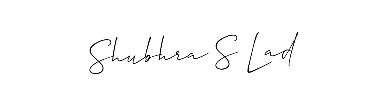 Once you've used our free online signature maker to create your best signature Allison_Script style, it's time to enjoy all of the benefits that Shubhra S Lad name signing documents. Shubhra S Lad signature style 2 images and pictures png