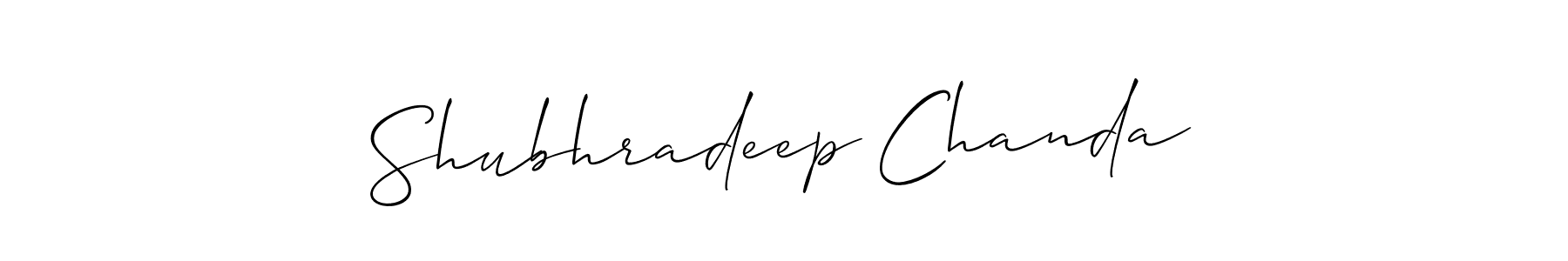 Here are the top 10 professional signature styles for the name Shubhradeep Chanda. These are the best autograph styles you can use for your name. Shubhradeep Chanda signature style 2 images and pictures png