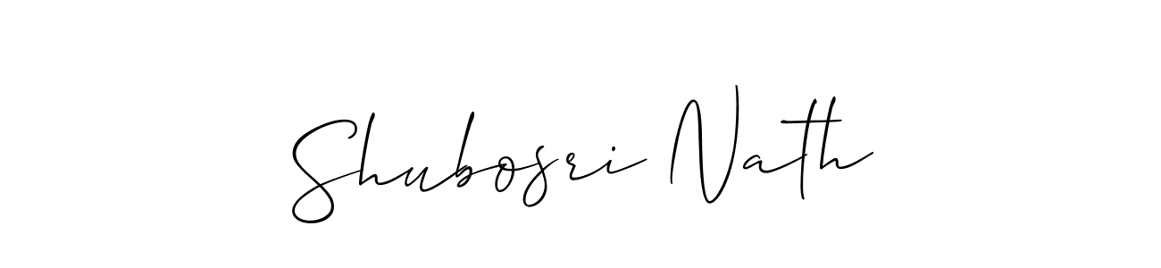 Make a beautiful signature design for name Shubosri Nath. Use this online signature maker to create a handwritten signature for free. Shubosri Nath signature style 2 images and pictures png