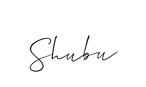 Also we have Shubu name is the best signature style. Create professional handwritten signature collection using Allison_Script autograph style. Shubu signature style 2 images and pictures png