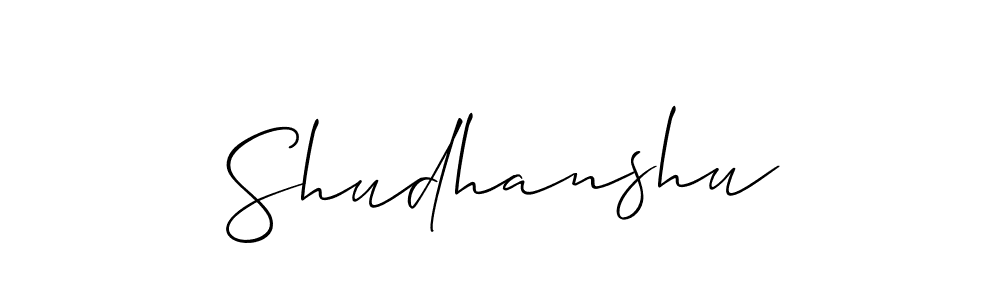 It looks lik you need a new signature style for name Shudhanshu. Design unique handwritten (Allison_Script) signature with our free signature maker in just a few clicks. Shudhanshu signature style 2 images and pictures png