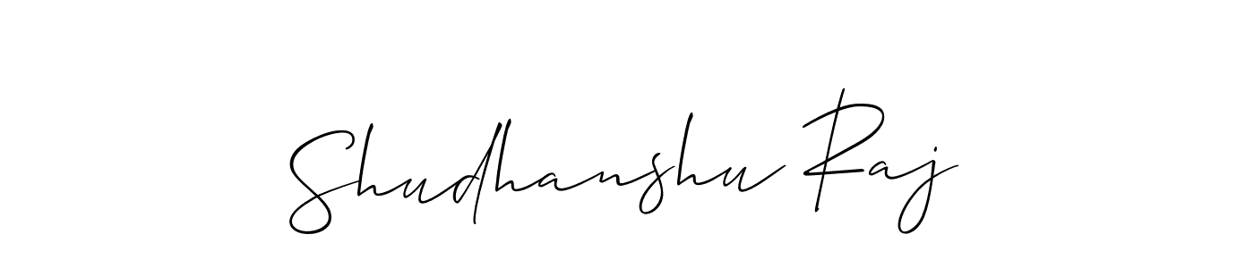 Also You can easily find your signature by using the search form. We will create Shudhanshu Raj name handwritten signature images for you free of cost using Allison_Script sign style. Shudhanshu Raj signature style 2 images and pictures png