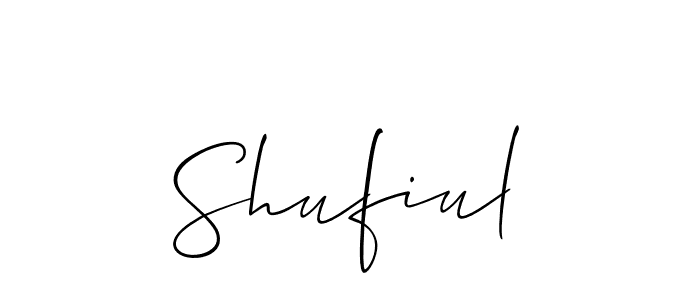 Once you've used our free online signature maker to create your best signature Allison_Script style, it's time to enjoy all of the benefits that Shufiul name signing documents. Shufiul signature style 2 images and pictures png