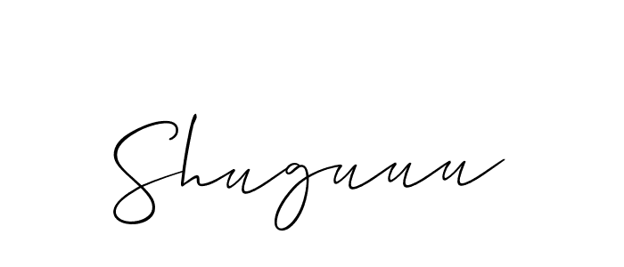 Shuguuu stylish signature style. Best Handwritten Sign (Allison_Script) for my name. Handwritten Signature Collection Ideas for my name Shuguuu. Shuguuu signature style 2 images and pictures png
