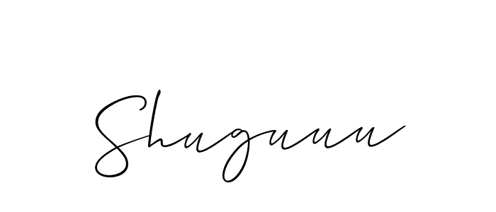 Shuguuu stylish signature style. Best Handwritten Sign (Allison_Script) for my name. Handwritten Signature Collection Ideas for my name Shuguuu. Shuguuu signature style 2 images and pictures png