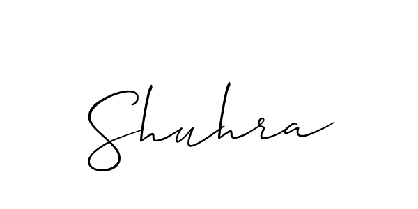 Best and Professional Signature Style for Shuhra. Allison_Script Best Signature Style Collection. Shuhra signature style 2 images and pictures png