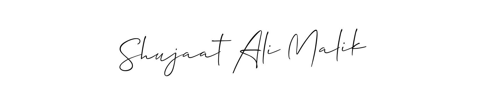 Make a beautiful signature design for name Shujaat Ali Malik. Use this online signature maker to create a handwritten signature for free. Shujaat Ali Malik signature style 2 images and pictures png
