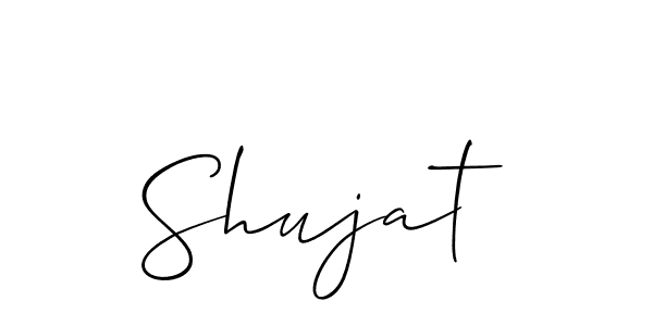 Shujat stylish signature style. Best Handwritten Sign (Allison_Script) for my name. Handwritten Signature Collection Ideas for my name Shujat. Shujat signature style 2 images and pictures png