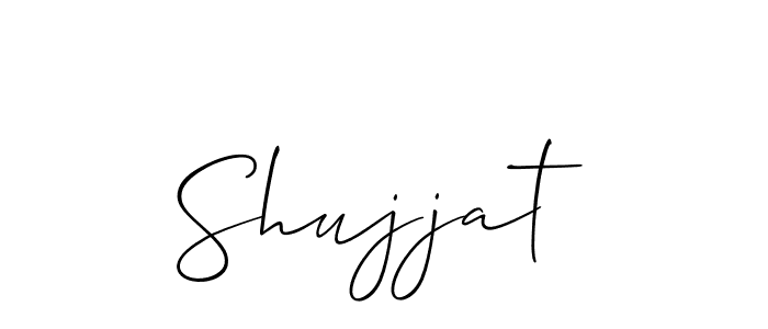 Also You can easily find your signature by using the search form. We will create Shujjat name handwritten signature images for you free of cost using Allison_Script sign style. Shujjat signature style 2 images and pictures png