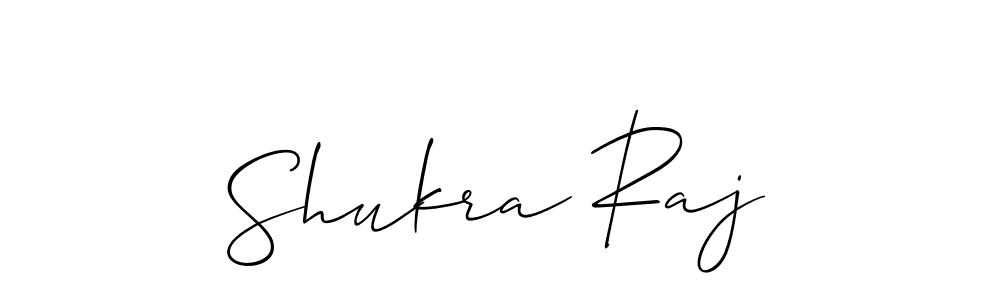 Make a beautiful signature design for name Shukra Raj. With this signature (Allison_Script) style, you can create a handwritten signature for free. Shukra Raj signature style 2 images and pictures png