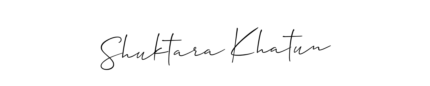 Make a beautiful signature design for name Shuktara Khatun. Use this online signature maker to create a handwritten signature for free. Shuktara Khatun signature style 2 images and pictures png