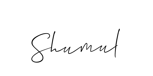 Make a short Shumul signature style. Manage your documents anywhere anytime using Allison_Script. Create and add eSignatures, submit forms, share and send files easily. Shumul signature style 2 images and pictures png