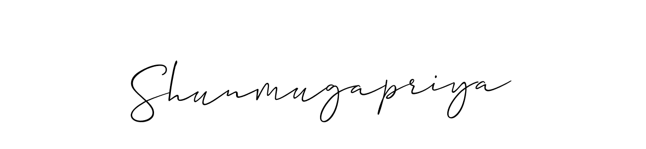 Best and Professional Signature Style for Shunmugapriya. Allison_Script Best Signature Style Collection. Shunmugapriya signature style 2 images and pictures png