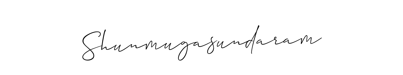 Best and Professional Signature Style for Shunmugasundaram. Allison_Script Best Signature Style Collection. Shunmugasundaram signature style 2 images and pictures png