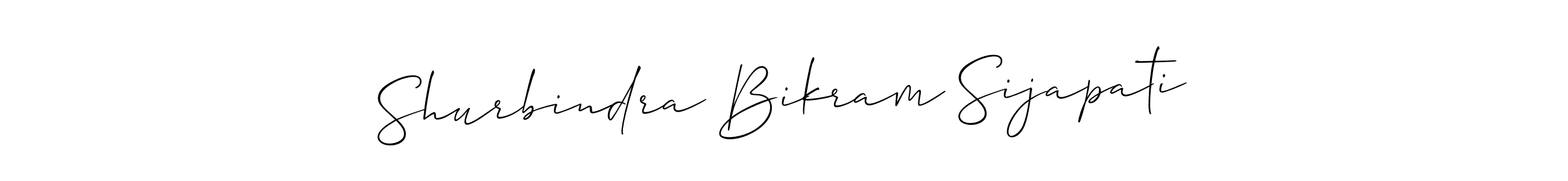 How to Draw Shurbindra Bikram Sijapati signature style? Allison_Script is a latest design signature styles for name Shurbindra Bikram Sijapati. Shurbindra Bikram Sijapati signature style 2 images and pictures png