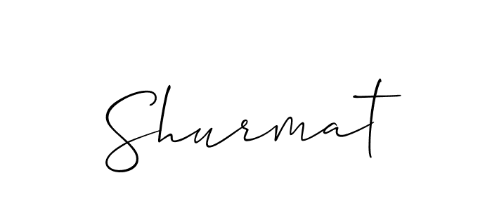 Best and Professional Signature Style for Shurmat. Allison_Script Best Signature Style Collection. Shurmat signature style 2 images and pictures png