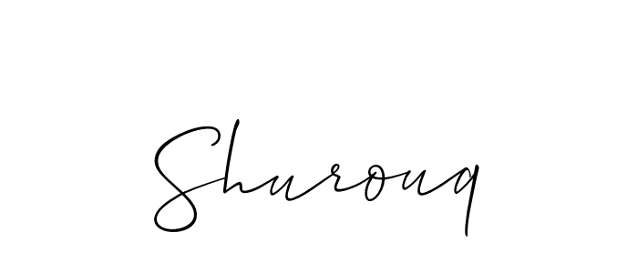 Best and Professional Signature Style for Shurouq. Allison_Script Best Signature Style Collection. Shurouq signature style 2 images and pictures png