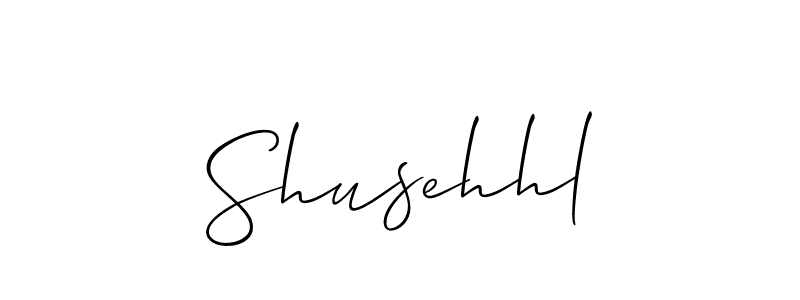 Make a beautiful signature design for name Shusehhl. With this signature (Allison_Script) style, you can create a handwritten signature for free. Shusehhl signature style 2 images and pictures png