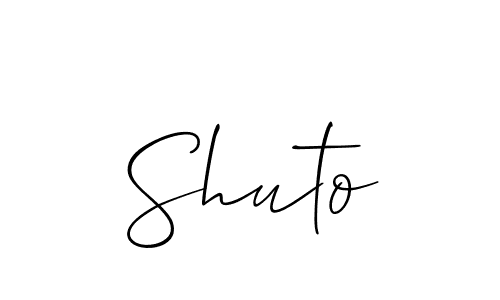 You can use this online signature creator to create a handwritten signature for the name Shuto. This is the best online autograph maker. Shuto signature style 2 images and pictures png