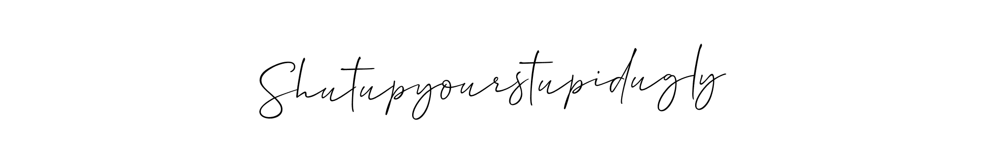 Once you've used our free online signature maker to create your best signature Allison_Script style, it's time to enjoy all of the benefits that Shutupyourstupidugly name signing documents. Shutupyourstupidugly signature style 2 images and pictures png