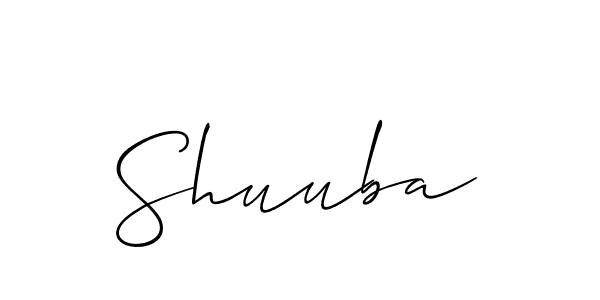 Once you've used our free online signature maker to create your best signature Allison_Script style, it's time to enjoy all of the benefits that Shuuba name signing documents. Shuuba signature style 2 images and pictures png