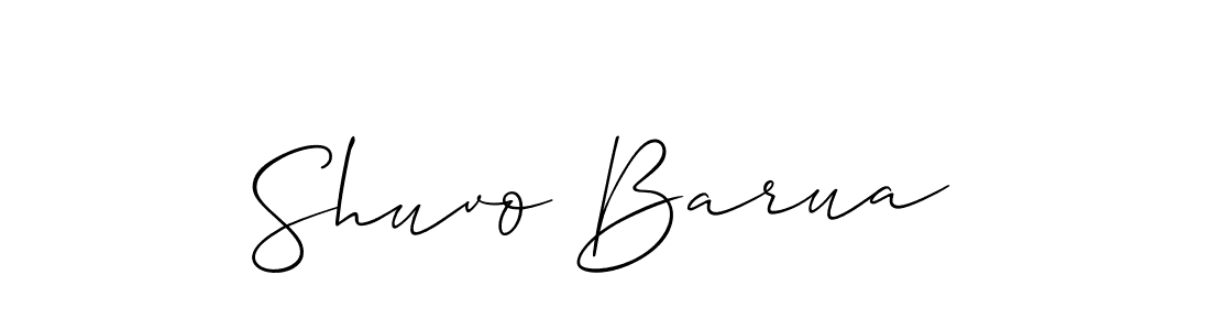 Best and Professional Signature Style for Shuvo Barua. Allison_Script Best Signature Style Collection. Shuvo Barua signature style 2 images and pictures png