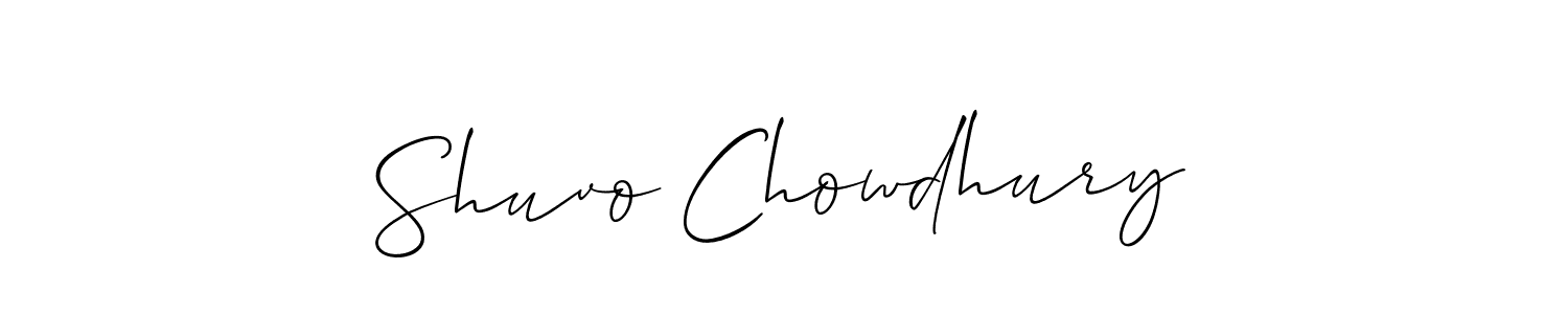 Best and Professional Signature Style for Shuvo Chowdhury. Allison_Script Best Signature Style Collection. Shuvo Chowdhury signature style 2 images and pictures png